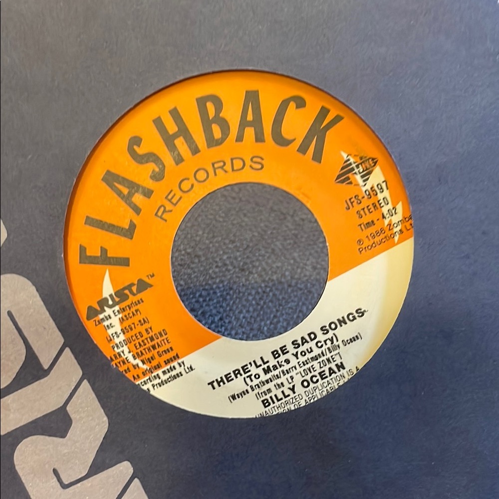 Billy Ocean There’ll Be Sad Songs 1986 Vinyl Single